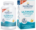 Nordic Naturals Ultimate Omega、レモンフレーバー - 210 ソフトジェル - 1280 mg Omega-3 - EPA&DHAと高周波魚油 - 脳と心臓の健康を促進 - 非GMO - 105 サービング