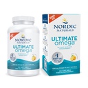 Nordic Naturals Ultimate Omega、レモンフレーバー - 210 ソフトジェル - 1280 mg Omega-3 - EPA&DHAと高周波魚油 - 脳と心臓の健康を促進 - 非GMO - 105 サービング