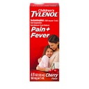 子供の Tylenol の液体の口頭懸濁液の薬、アセトアミノフェンの痛みの Reliever 及びフィーバーの減力剤、Aspirin の Ibuprofen 及びアルコール・フリー、チェリー、4 Fl。 Oz
