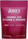 JudeeのグルテンフリービタミンCパウダー - 11.25 Ozポーチ - 非GMO、グルテンフリー&ナッツフリー、免疫サポート、キャンニング&ヘアパウダーのためのアスコルビン酸を粉末