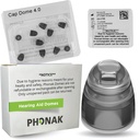 Phonakの帽子 4.0 ドーム XSmall (0.18 インチ=4.5mm) - Sonova、非常に狭い耳のサイズのための補聴器のドーム- 1 のパック/10 のドームの合計によるGenuine OEMスイスの取り替え