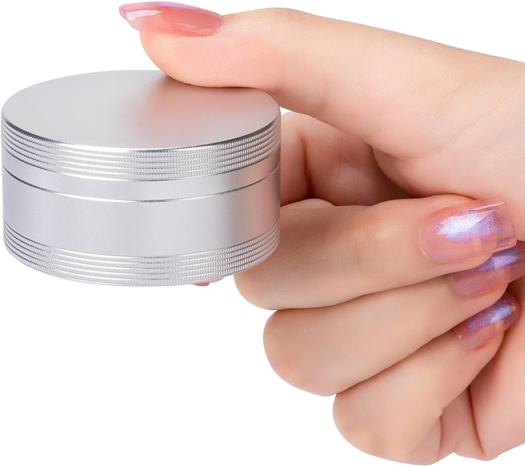 財布のポケットのための金属の丸薬の箱- Pills/Vitamin/Fish オイル/補足のための防水丸薬の容器の毎日の丸薬箱の携帯用薬のオルガナイザー、銀製の媒体の丸薬箱