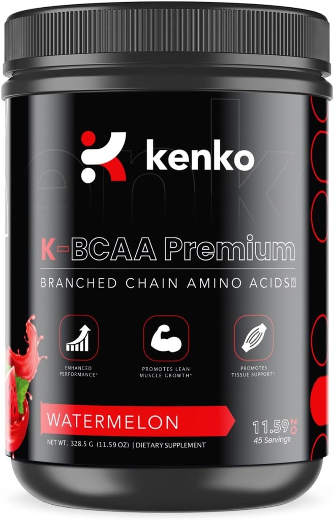 ケンコエッセンシャル K-BCAA プレミアム、分岐鎖アミノ酸(スイカ)
