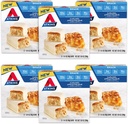 Atkinsスナックバー、キャラメルアップルパイ、自然に風味付け、タンパク質と繊維、低炭水化物、低砂糖(30バー)の良好なソース