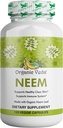 有機性VedaのNeemのカプセル、1000mg - AyurvedicインドのNeemの葉の粉となされる有機性草の補足-サポートRadeiantの皮、免疫、デトックス、健康な炎症反応- 120のVeggieのカプセル