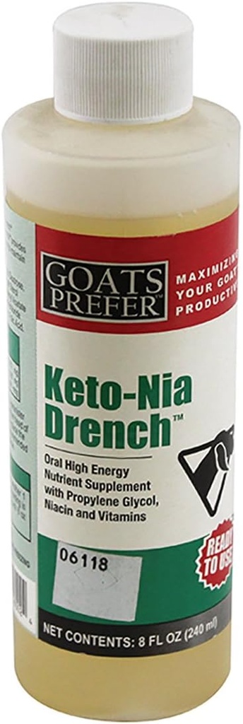 Vet's Plus Goats プレパー Keto-Nia Drench 8 Ounces
