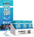 LPS Liquid Collagen & Whey Protein Supplement - Non-GMO Drink, Sugar-Free - Promotes Healthy Skin & Hair for Men & Women, Neutral, Single Serve (25 Packets)