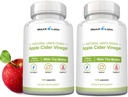 母、1500mg ACVの丸薬が付いている未加工Appleのサイダーの酢のカプセル - ブーストエネルギー、女性及び人のためのサポート免除及び重量管理 - 2のパック