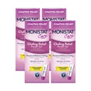 Monistat Chafingの救助の粉のゲル、 ビキニ区域、腿およびブラライン、1.5 Ozの4のパックのための長続きがする反Chafingの保護