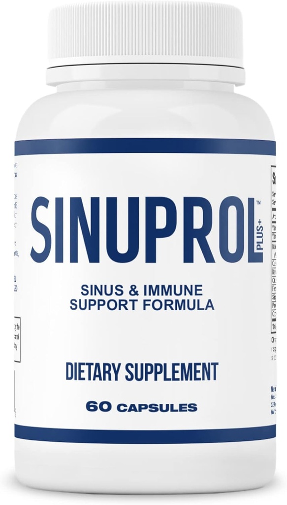 Mizzle SinuProlの鼻及びBromelainのケルセチンが付いている免疫サポート補足、自然なSinusのDecongestant、Sinusのリンスか自然なAntihistamine、60のカプセルに頼る人のための理想的な選択