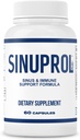 Mizzle SinuProlの鼻及びBromelainのケルセチンが付いている免疫サポート補足、自然なSinusのDecongestant、Sinusのリンスか自然なAntihistamine、60のカプセルに頼る人のための理想的な選択