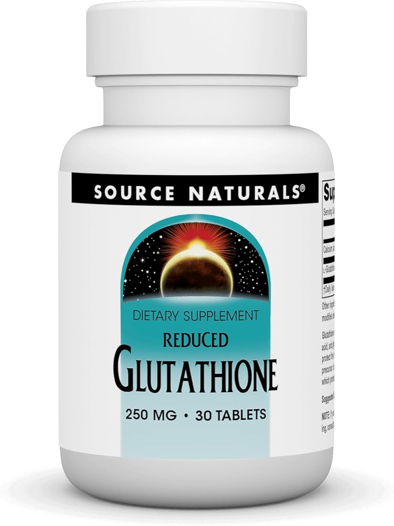 源のNaturals Glutathioneのレバー サポートのための補足、250mg - 30のタブレット