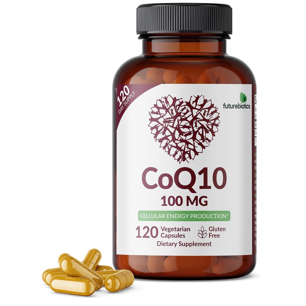 Futurebiotics CoQ10 100 MGの細胞エネルギーの生産、120のベジタリアンのカプセル
