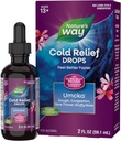 Nature's Way Umcka ColdCare Homeopathic, Shortens Colds, Sore Throat, Cough, Congestion, Phenylephrine Free, Non-Drowsy, 2 Fl. Oz. Drops, Phenylephrine Free, Non-Drowsy, 2 Fl. Oz. Drops