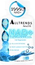 AllTRENDS健康NADサプリメント1000mg |Resveratrol 500mg |TMG Trimethylglycine 500mg |細胞再生・心臓・脳機能・DNA修復・長寿・エネルギー・酸化ストレス | 60Caps