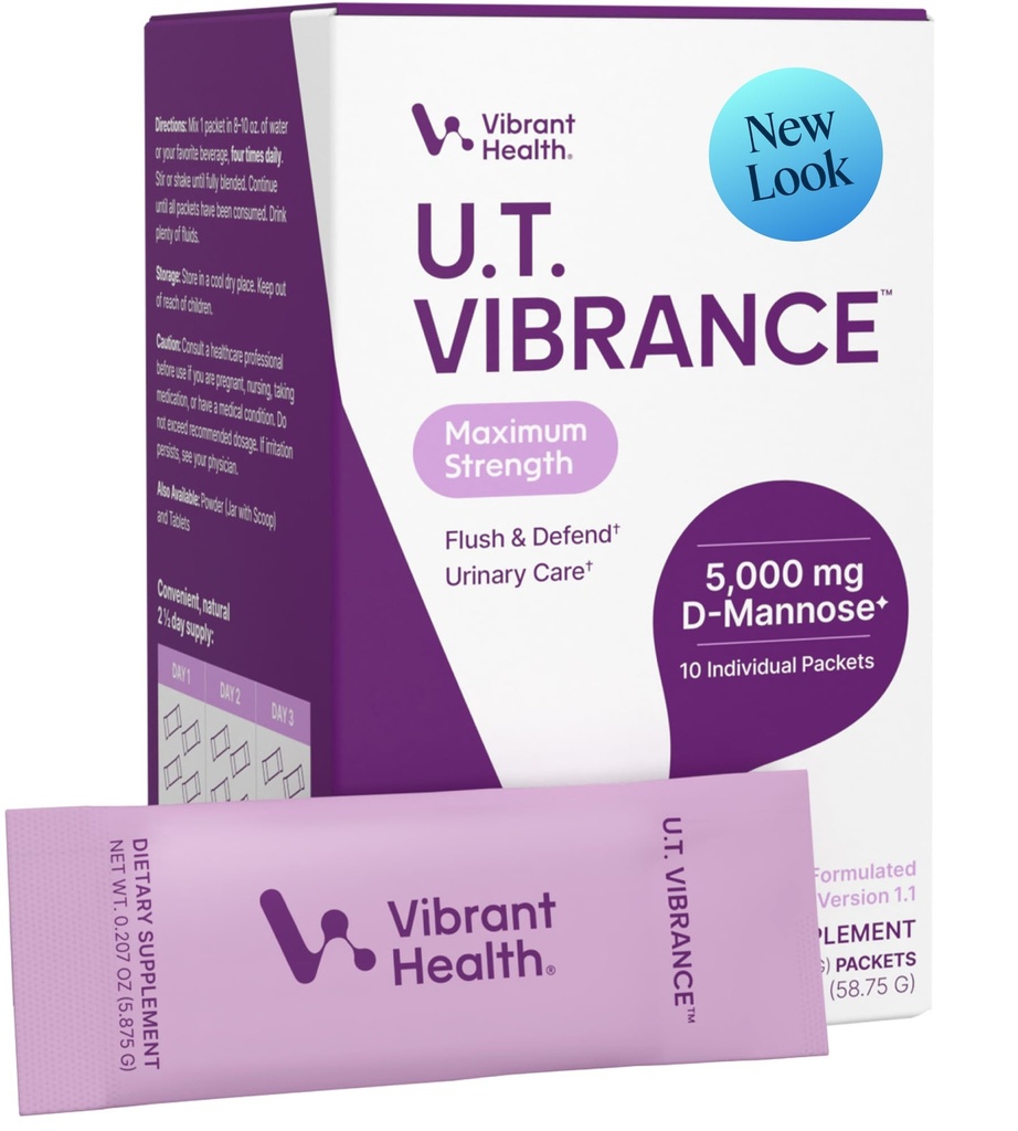 Vibrant Health, U.T. Vibrance Stick Pack, Crisis Intervention for Urinary Tract Health, 10 サービング