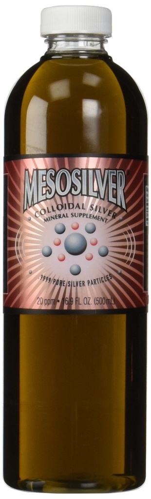 メソシルバー® 20 ppmコロイドシルバー、500 mL/16.9 Oz