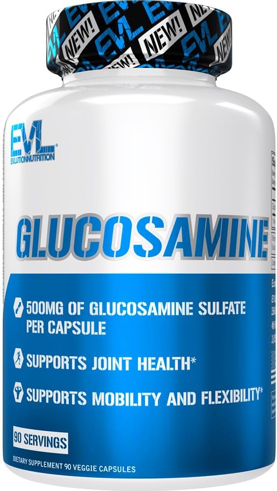 Evlution栄養グルコサミン - 500mgグルコサミン硫酸塩 - 共同健康の補足 - 移動性及び柔軟性サポート - 90のサービング