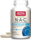 Jarrow Formulas® N-A-C 500 mg, ダイエットサプリメント, 肝臓の健康のための抗酸化サポート, 60 ベジギーカプセル, 60 日の供給