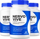 (3)NervoViveのパック–元のNervo Vive Nerveの健康サポート方式、慰め及び信号機能のための自然な原料との合計のNerveの心配 NervoVive24の容易に毎日丸薬(180のカプセル)