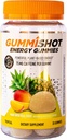 GummiShotエネルギーグミ、ボトルあたりの植物ベースのカフェイン咀嚼の2475mg、長続きするエネルギーブースター、熱帯(33ct)