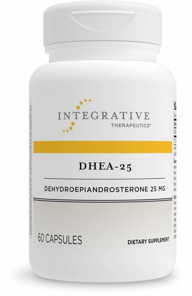 包括的な治療薬DHEA-25 - 男性と女性のためのサポートサプリメント - サポート - ビーガン、グルテンフリー&乳製品 - 60カプセル(60のサービング)