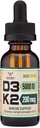 Vitamin D3 K2 5,000 IU Liquid Drops (5,000 IU of D3 and 200mcg of 99.9% All-Trans Patented K2 MK-7 (K2Vital)) Max Absorption Liquid Vitamin D Drops (30 Servings) by Double Wood