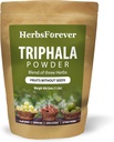 Herbsforever Triphala Churnaの粉の従来のAyurvedicの公式サポート解毒および若返りの非GMO、ビーガン454 GMS
