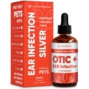 犬耳感染症治療 | OTIC+ 犬・猫用耳鼻咽喉科治療 | 猫用洗剤のドロップ | ペット用クロルヘキシジンウォッシュ | 耳鼻咽喉科の折れ・かゆみ | ナノシルバー | 2 Oz