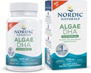 Nordic Naturals Algae DHA - 90 ソフトジェル - 500 mg Omega-3 DHA - 認定ビーガン藻油 - 植物ベースのDHA - 脳、目&神経系サポート - 非GMO - 45 サービング