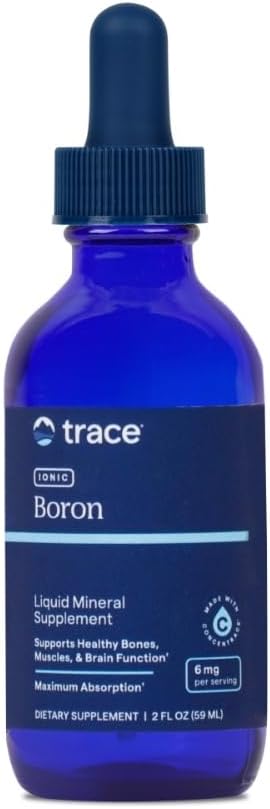 Trace Minerals Ionic Boron - 脳と骨のサポートサプリメント - マグネシウムエイズヘルシージョイントと筋肉の液体サプリメント - フォーミュラは、Nerve Health&Functionをサポート - 2 fl oz(約 48 サービング)