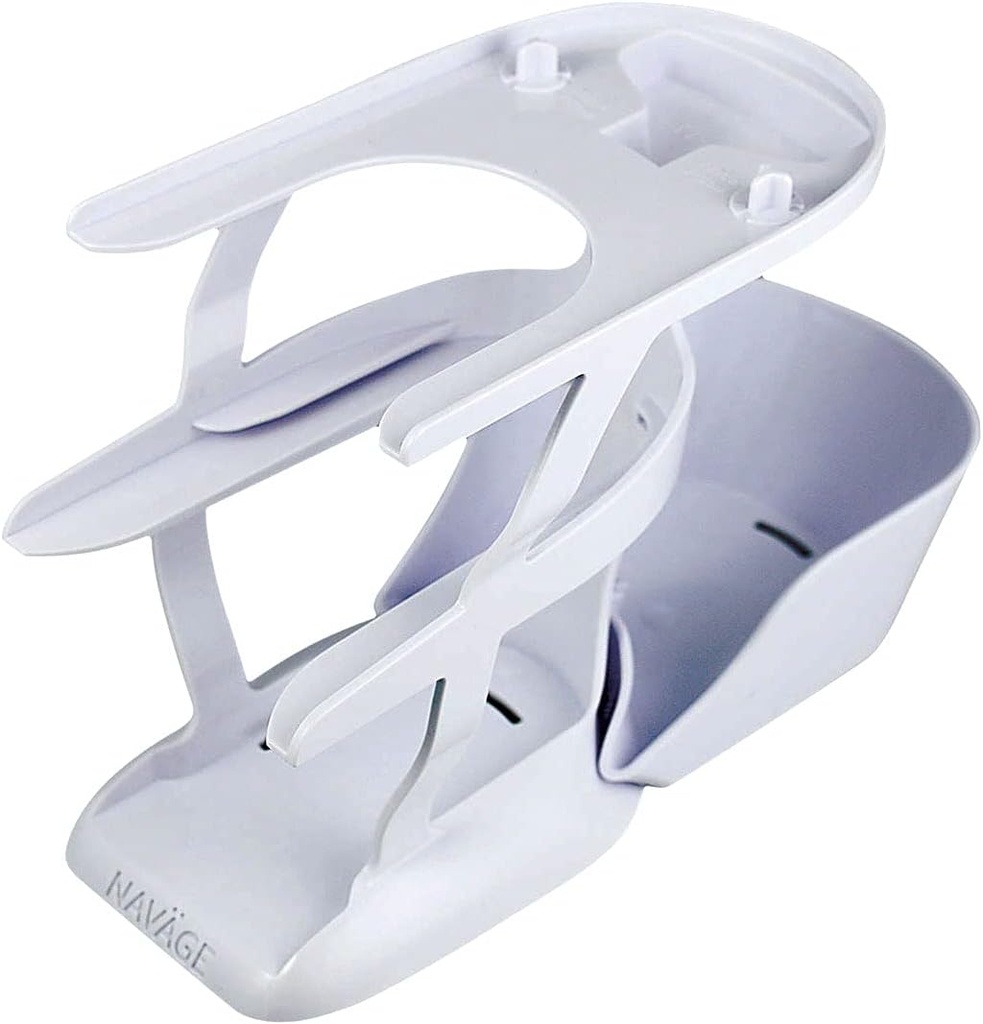 Navageのカウンタートップのキャディー-Navageの鼻の潅漑システムのための貯蔵のキャディー オルガナイザー--取り外し可能な皿が付いている3-Tierの鼻のクリーニングの供給のオーガナイザー-プラスチックキャディーだけ-鼻の心配の付属品