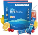 NelloのSupercalmは飲み物の組合せ、ラズベリーのLemonade、Lのテアニン、Ksm-66 Ashwagandha、マグネシウムのGlycinate、ビタミンD 3の弛緩及び焦点のための補足、砂糖、非GMO無し、行きます、(2パック)