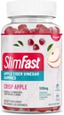 SlimFast Apple Cider Vinegar Gummies、500mgオーガニックアップルサイダーのサプリメント、Crisp Apple Flavor、45サービング(パッケージ5月Vary)