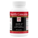 健康上の懸念 Aloe 22 – 消化のサポート & 腸のクレンジング – 便秘, 膨満 & 寄生虫デトックスサプリメント – ブラッククルミ, ジンジャー, Myrobalan & アロエベラハーブフォーミュラ – 90 カプセル