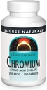 源のNaturals、Inc.のクロムChelate 200mcg 100のタブレット