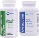 Cerule Stemenhance + Cyactive Spirulina Support Ultra Stem Cell Support Supplement with Extracts from Freshwater Microalgae and Marine Macroalgae to Help Increase Circulating Adult Stem Cells and Prom
