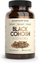 オーガニックブラックコホッシュ1000mg 60 サービング | 更年期, ナイトスウェット&スリープサポート | ベジタリアン・オーガニック・非GMO・グルテンフリー対応