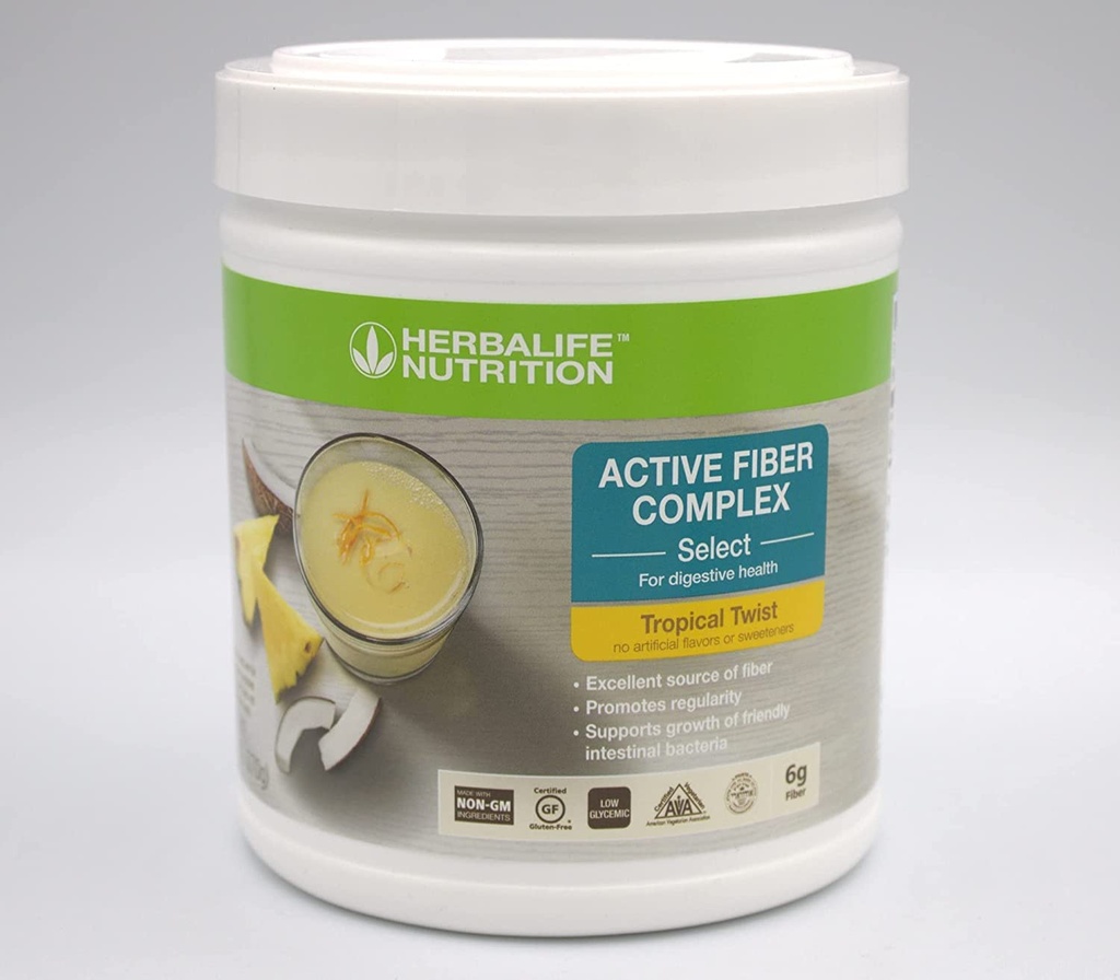 HerbalifeHERBALIFEの特長 活動的な繊維の複合体の選択:消化器の健康、人工的な味か甘味料、非GMの原料となされるグルテンフリーのための熱帯ねじれ270gは、菜食主義者を証明しました