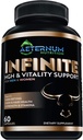 Infinite - HGH - テストステロン - Vitality Supplement-Argnine-Glutamineを含み、そしてもっと!強さ、スタミナ、皮及び毛の健康、筋肉成長を支えて下さい。 男性用と女性用 60 ボトルあたりカプセル.