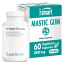 Supersmart - H. Pyloriフォーミュラバンドル(完全アクション) - Probiotic L. Reuteri w/Mastic Gum   非GMO&グルテンフリー - 60x2&120ベジタリアンカプセル