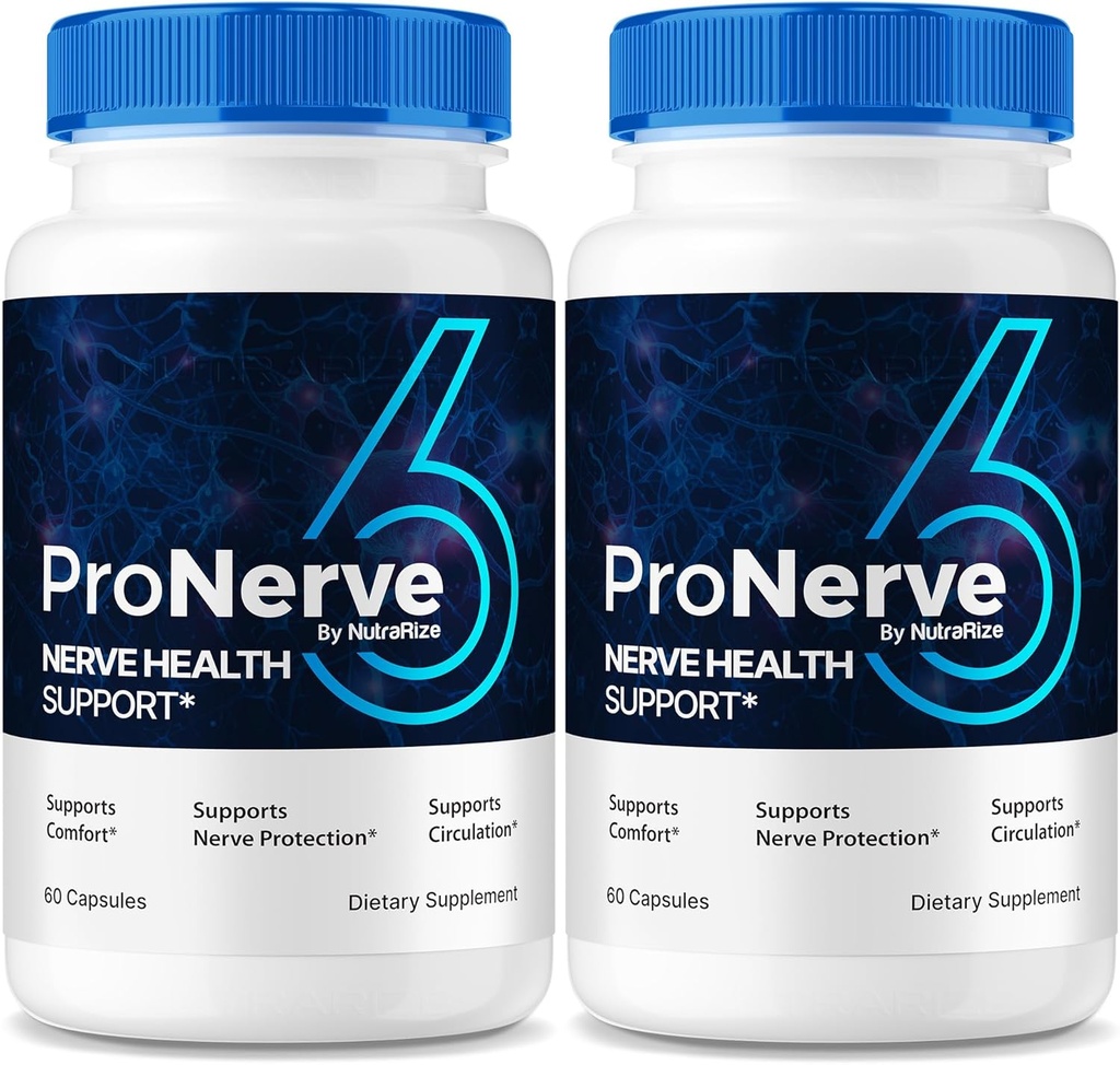 NutraRize(2パック) ProNerve6 Neuropathy、ProNerve 6 Nerveサポートサプリメント、Pro Nerve 6カプセル、ProNerve6パスタレビュー(120カプセル)