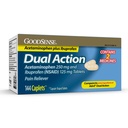 GoodSenseの二重行為のアセトアミノフェン250のmgおよびIbuprofen (NSAID) 125のmgのタブレット、頭痛の救助、関節炎の痛みの軽減および多く、144の計算のための痛みのレバー
