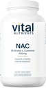 Vital Nutrients NAC 600mg | N-Acetyl Cysteine | Vegan NAC Supplement | Antioxidant for Sinus, Liver, Immune, and Respiratory Health* | Gluten, Dairy, Soy Free | 200 Capsules
