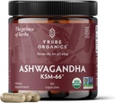 TRIBE ORGANICS Ashwagandha KSM 66 の純粋な有機性根の粉のエキスの Ayurvedic の補足-焦点の気分サポート増加の優秀な吸収のための自然な KSM66 のエネルギー強さ 600mg - 90 のカプセル