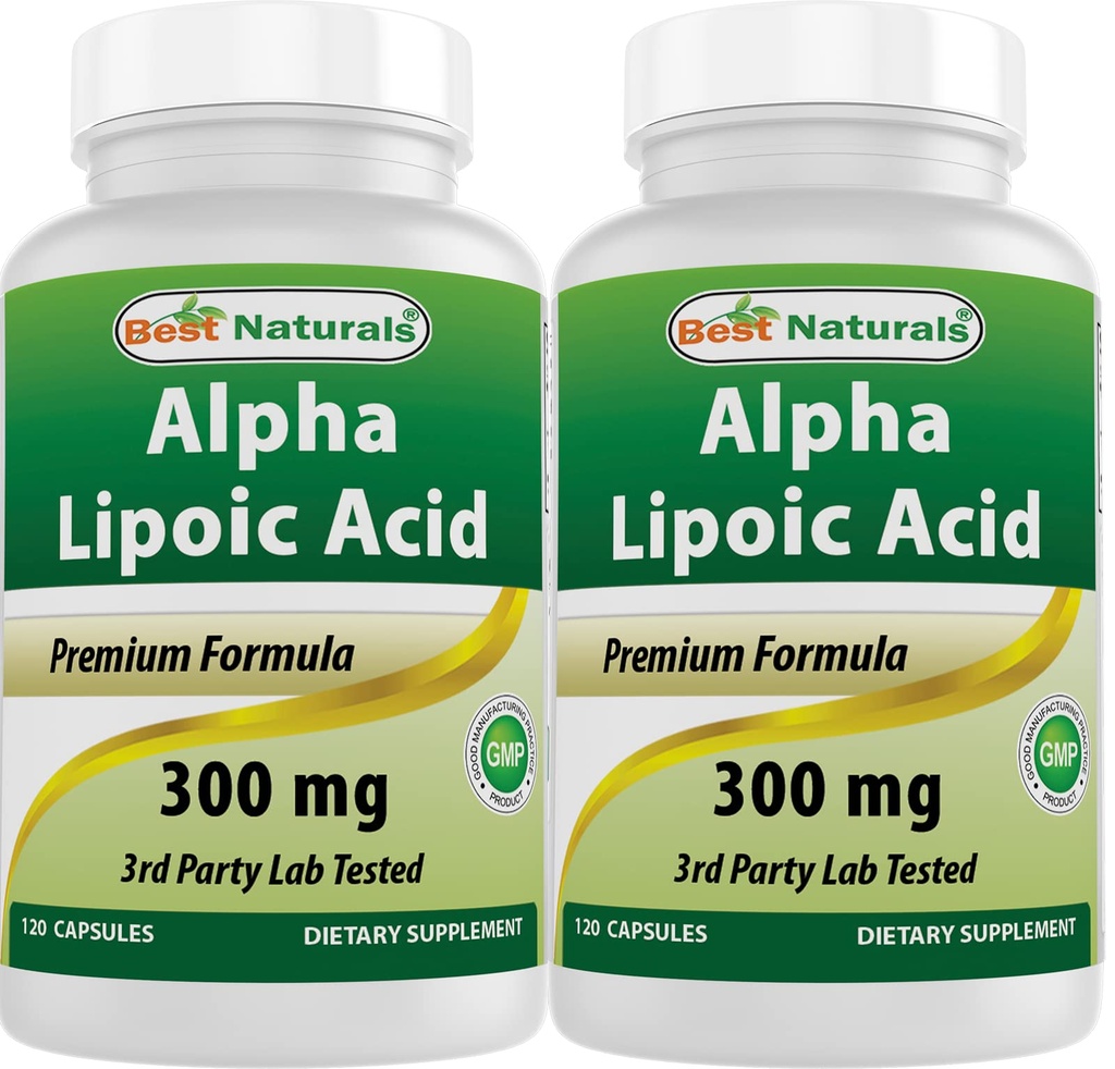 ベストナチュラルアルファリポ酸300mg 120カプセル(120カウント)