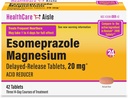 HealthCareAisle Esomeprazoleのマグネシウムの遅れたReleaseのタブレット、20mg - 42の計算-酸の減力剤は、Heartburnの救助を提供します