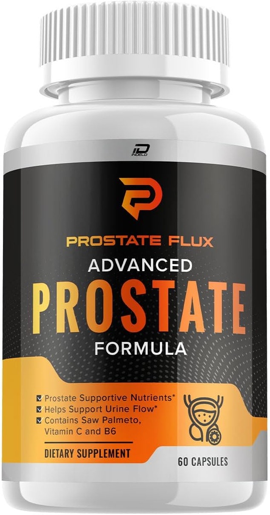 ProstateFlux アドバンストフォーミュラカプセル、ProstateFlux ウェルネスフォーミュラ、正常なぼうこうと機能の完全なサポート、前立腺の変化レビュー(60カプセル)