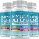 8 で 1 免疫防御サポート, 免疫ビタミンは、亜鉛 50 mg とブースターを補います, ビタミン C エルダーベリー VIT D3 5000 IU, ターメリック ・ クルクミン ・ ジンジャー, エキナセア - 子供のためのアレルギー救済