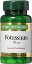 Nature's Bounty Potassiumグルコネート99mg、100カプレット